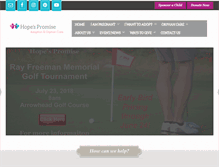 Tablet Screenshot of hopespromise.com